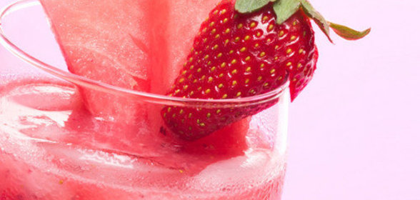 Арбузно-клубничный лимонад