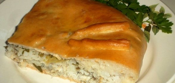 Рыбный пирог из свежей рыбы