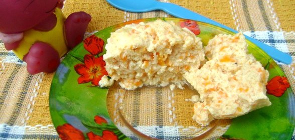 Детское мясное суфле на пару
