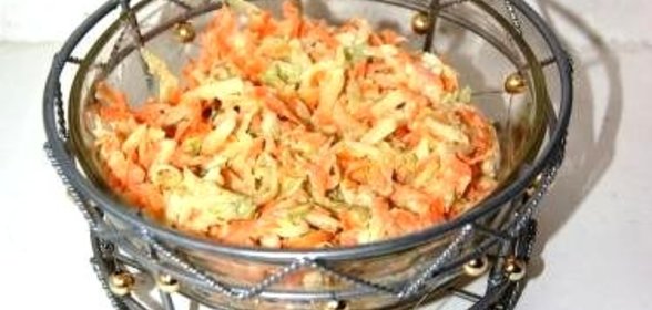 Салат из редьки и моркови