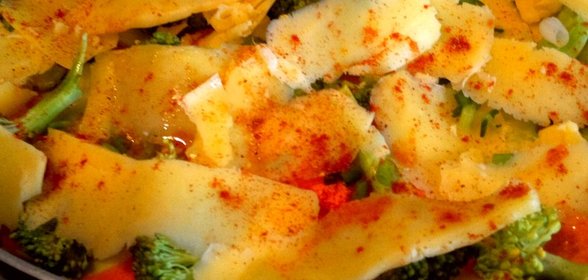 Куриная грудка с овощами