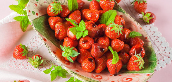 Клубничный салат