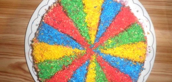 Торт Веселый с бананом