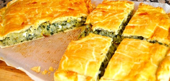 Быстрый пирог с капустой