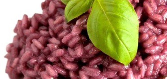 Свекольное ризотто с пармезаном