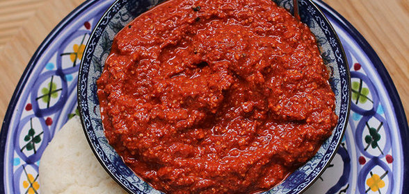 Тапенад из запеченного перца