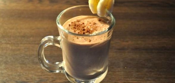 Бананово-шоколадный коктейль