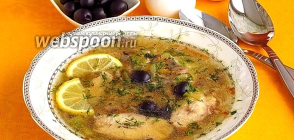 Солянка из морского окуня с грибами