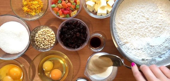 Итальянская паска Панеттоне, пасхальный кулич