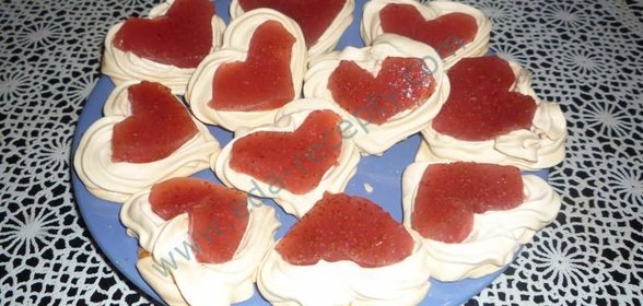 Пирожные валентинки