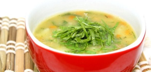 Суп из соленого щавеля
