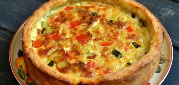 Пирог из картофельного теста