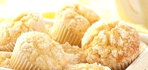 Лимонные маффины с хрустящей крошкой