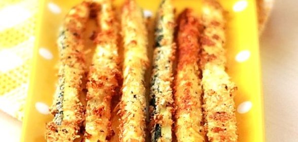 Кабачковые палочки в сырной панировке