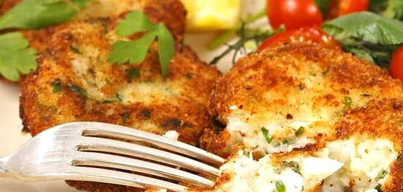 Котлеты из отварной рыбы
