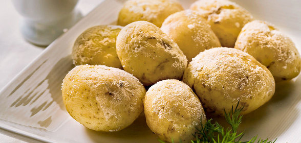 Картофель в морской соли