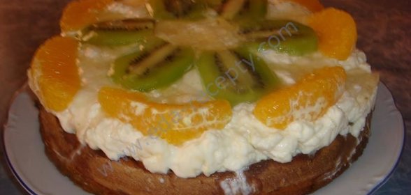 Фруктовый торт Фрукты в желе