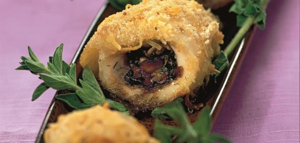 Рулеты из палтуса