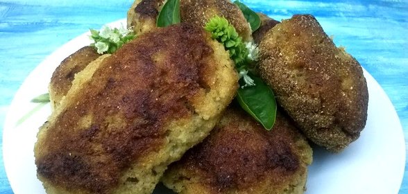 Котлеты из свинины в кукурузной панировке