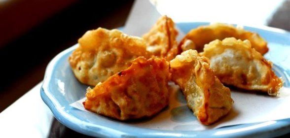 Манты жареные