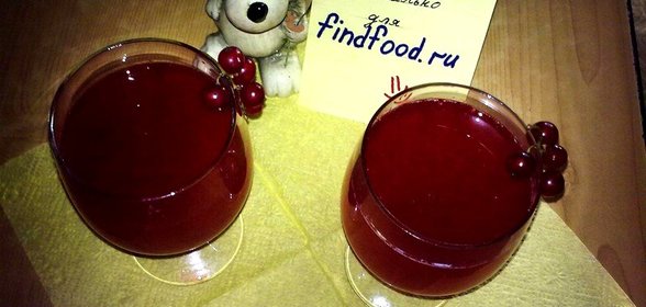 Морс из красной смородины