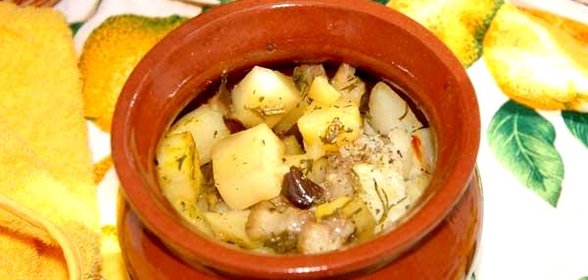 Жаркое в горшочках по-вегетариански