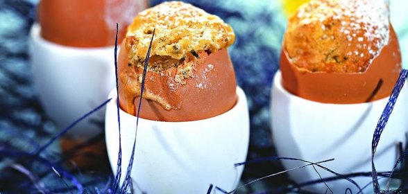 Кексики в яичной скорлупе