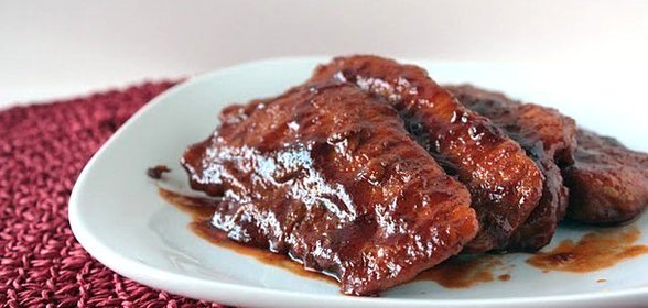 Говяжьи отбивные под соусом из пива