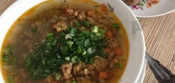 Суп из маша с морковью и луком Маш-Хур