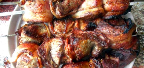 Шашлык из телятины по-кавказски