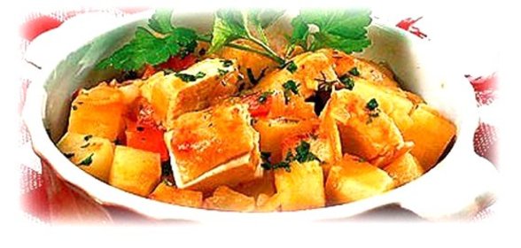 Жаркое из баранины со стручковой фасолью