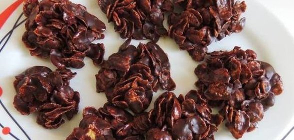 Десерт из кукурузных хлопьев