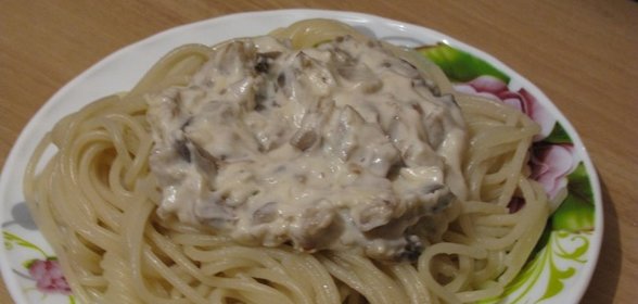 Паста с грибным соусом