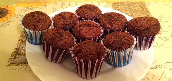 Очень шоколадный капкейк