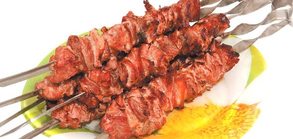 Шашлык из говядины с уксусом