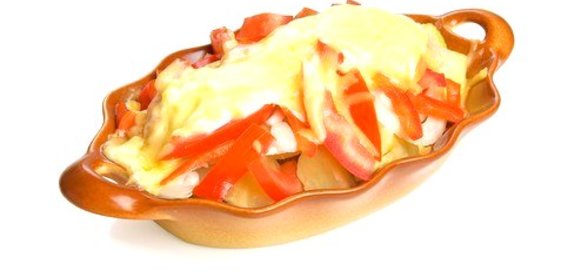 Картофель с перцем