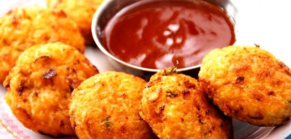 Морковные котлеты с фасолью