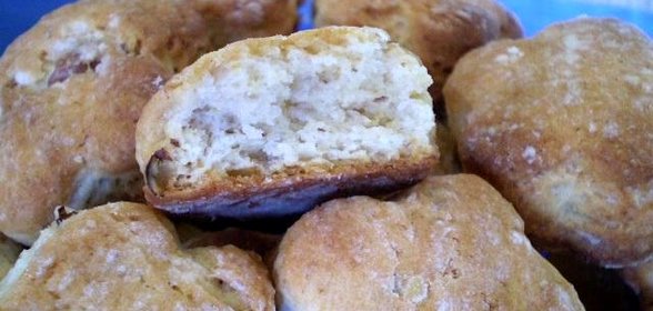 Ореховое печенье на молоке