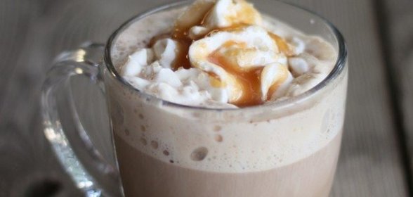 Карамельный смузи с эспрессо