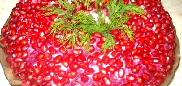 Салат с гранатом