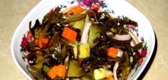 Салат из морской капусты быстро и вкусно