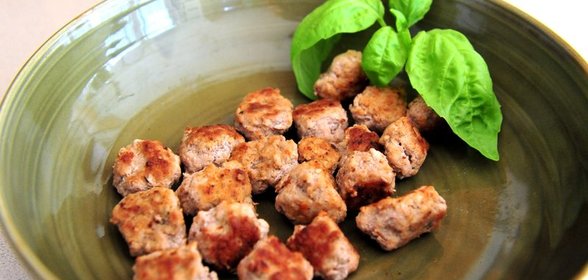 Фрикадельки из фарша индейки