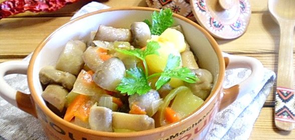 Рагу с грибами