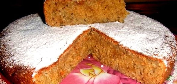 Постная банановая коврижка в мультиварке