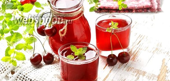 Морс вишневый