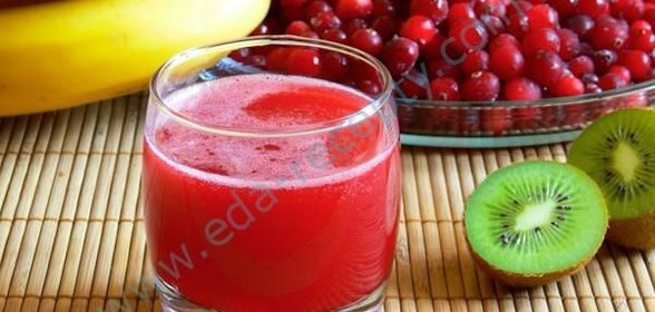 Морс из клюквы