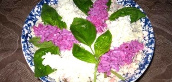 Салат Букет сирени