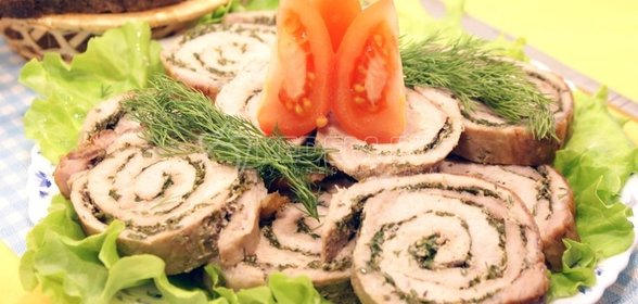 Рулет из свинины