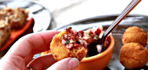 Крокеты с индейкой и сладким картофелем