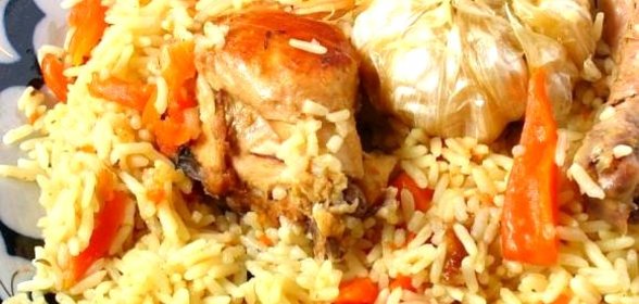 Плов из окорочков